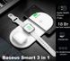 Baseus Smart 3in1 Wireless Charger for iPhone/Watch/AirPods (18W MAX) - Black (WX3IN1-B01), цена | Фото 4