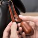 Чехол iCarer Vintage Leather Airpods Protective Case with LED Indicator Hole (with Wrist Strap Lanyard) - Brown, цена | Фото 11