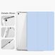 Силиконовый чехол-книжка с держателем для стилуса STR Air Protection Case for iPad Pro 10.5 / Air 3 10.5 - Surf Blue, цена | Фото 8