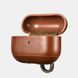Кожаный чехол c карабином для AirPods Pro iCarer Vintage Leather Case With The Metal Hook - Red (IAP046), цена | Фото 5