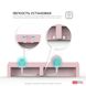 Силіконова підставка AHASTYLE Silicone Stand 2 in 1 for Apple AirPods and iPhone - Pink (AHA-01550-PNK), ціна | Фото 4