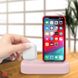 Силіконова підставка AHASTYLE Silicone Stand 2 in 1 for Apple AirPods and iPhone - Pink (AHA-01550-PNK), ціна | Фото 6