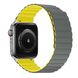 Силиконовый магнитный ремешок STR MagStrap для Apple Watch 38/40/41 mm - Gray/Yellow, цена | Фото