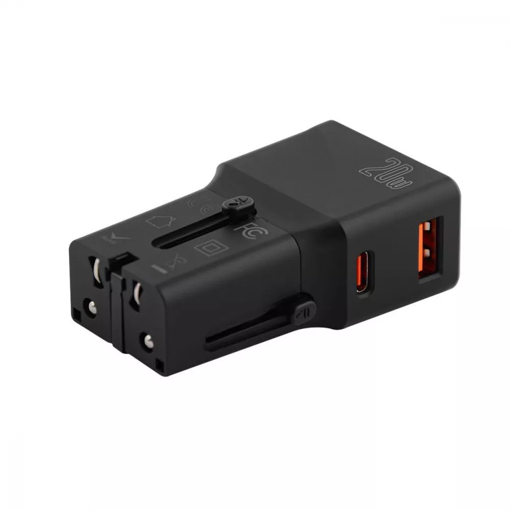 Зарядное устройство Yesido Travel Adapter MC17 Type-C 20W (UK/EU/US/AUS)