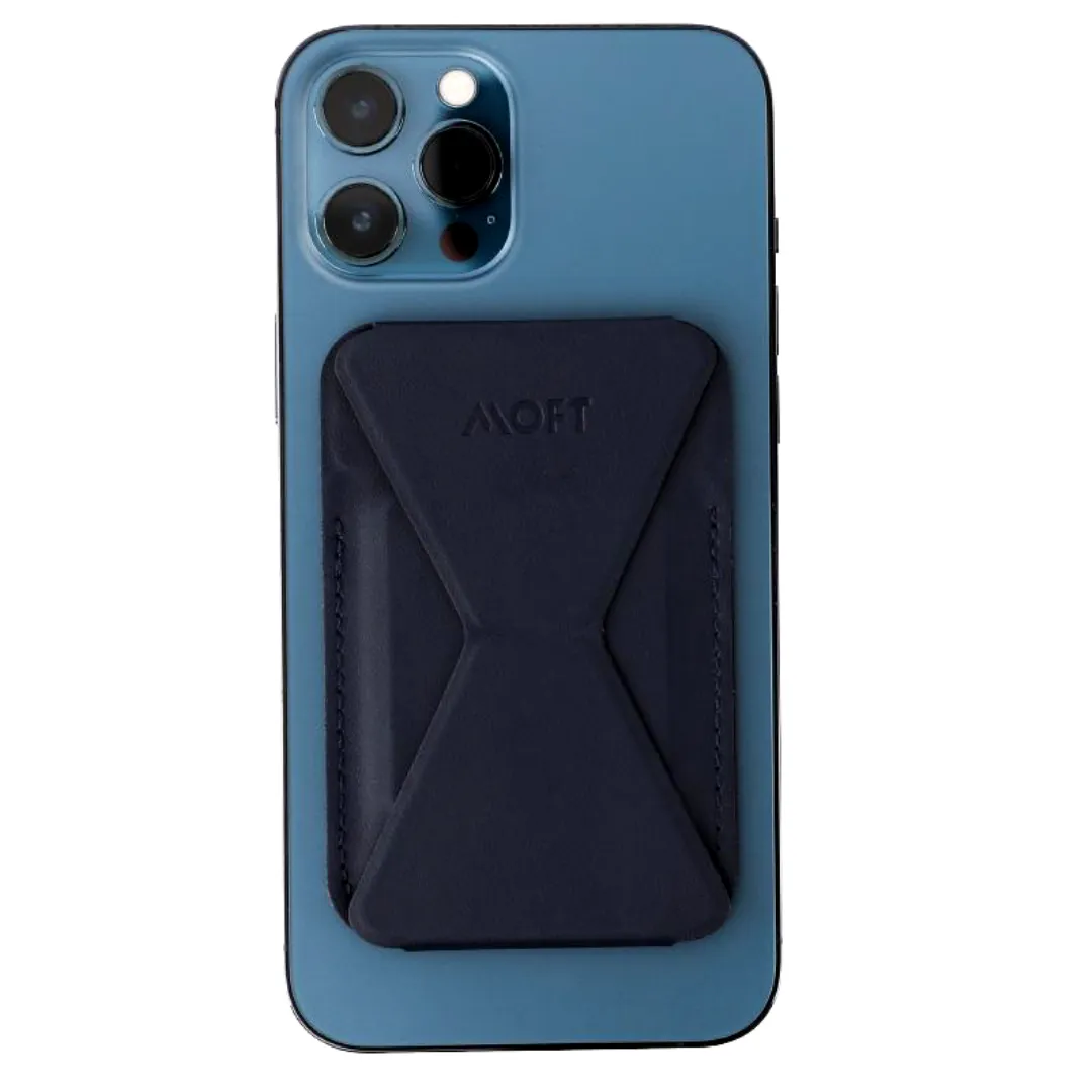 Подставка для телефона и кошелек (совместим с MagSafe) MOFT Snap-On - Dark Blue