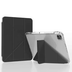 Силіконовий чохол-книжка з тримачем для стілуса STR Liuli 4 Origami Cover for iPad Pro 12.9 (2018-2022) | Air 13 (2024) - Black