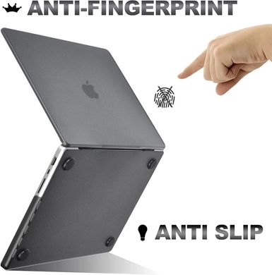 Пластикова накладка STR Dots HardShell Case for MacBook Air 13.6 (2022-2024) M2/М3 - Black, ціна | Фото
