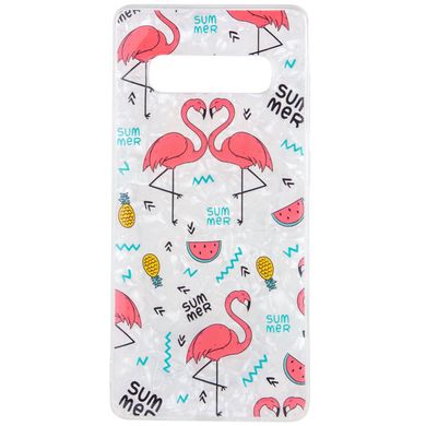 Накладка Glue Case Фламинго для Samsung Galaxy S10+ - Черный, цена | Фото
