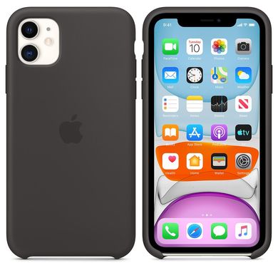 Чохол Apple Silicone Case for iPhone 11 - White (MWVX2), ціна | Фото