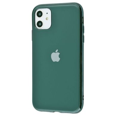 Чехол STR Silicone Glass case iPhone 11 (mint gum), цена | Фото