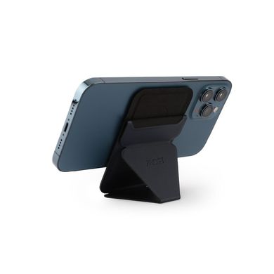 Підставка для телефону та гаманець (сумісний з MagSafe) MOFT Snap-On - Dark Blue, ціна | Фото