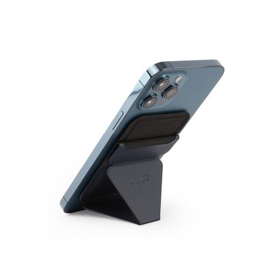 Подставка для телефона и кошелек (совместим с MagSafe) MOFT Snap-On - Dark Blue, цена | Фото