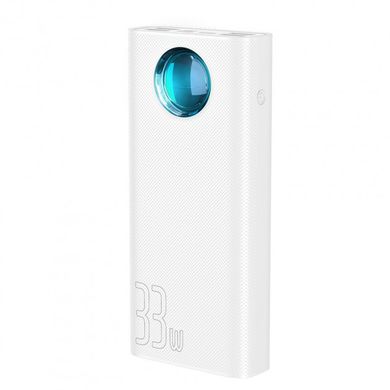 Портативный аккумулятор Baseus Amblight Digital Display 33W (PD3.0+QC3.0) 30000mAh - White (PPLG-02), цена | Фото