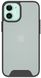 Матовый прозрачный противоударный чехол STR Space Case for iPhone 11 - Black, цена | Фото 2