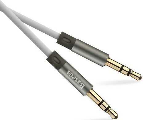 Кабель Baseus Fluency Series AUX Audio Cable 1.2M Sky Gray (WEBASEAUX-LA0G), цена | Фото