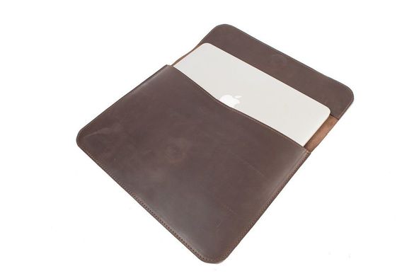 Кожаный чехол ручной работы для MacBook - Желтый (03003), цена | Фото