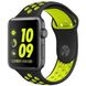 Ремешок Coteetci W12 Nike черный + желтый для Apple Watch 42mm, цена | Фото