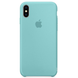 Чехол STR Silicone Case (HQ) для iPhone Xs Max - Sky Blue, цена | Фото
