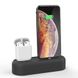 Силиконовая подставка AHASTYLE Silicone Stand 2 in 1 for Apple AirPods and iPhone - Pink (AHA-01550-PNK), цена | Фото 1