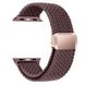 Тканевый ремешок STR Braided with Magnetic Buckle for Apple Watch 49/42/44/45 mm - Black, цена | Фото