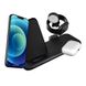Док-станція Zens Stand + Watch 4 in 1 Aluminium Wireless Charger Black with 45W USB-C PD Wall Charger (ZEDC15B/00), ціна | Фото 6