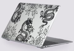 Пластикова прозора накладка Oriental Case (Grafic flowers) для MacBook Air 13 (2018-2020), ціна | Фото