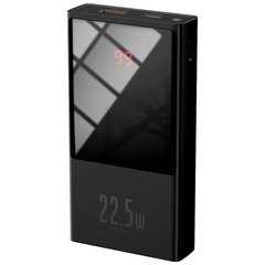 Портативный аккумулятор Baseus Super Mini Digital Display (PD3.0+QC3.0) 10000mAh 22.5W - Black (PPMN-A01), цена | Фото