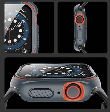 Протиударний чохол із захисним склом Nillkin Crash Bumper Case for Apple Watch Series 4/5/6/7/SE (40mm) - Gray, ціна | Фото