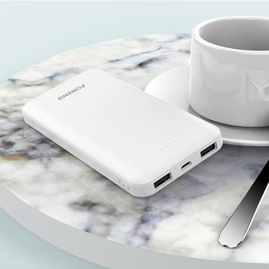 Портативное зарядное устройство FONENG P40 PowerBank (10000 mAh) - White, цена | Фото