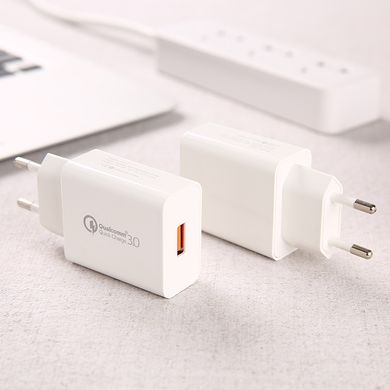 Зарядное устройство + кабель Micro USB FONENG EU13 (1xUSB QC), цена | Фото