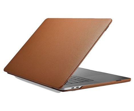 Кожаная накладка iCarer Real Leather Woven Pattern for MacBook Pro 15 (2016-2018) - Brown (RMA151-BN), цена | Фото