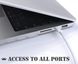 Пластикова накладка STR Dots HardShell Case for MacBook Air 13.6 (2022-2024) M2/М3 - Black, ціна | Фото 6