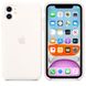 Чохол Apple Silicone Case for iPhone 11 - White (MWVX2), ціна | Фото 3
