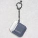 Силиконовый чехол с брелком для Apple AirPods AHASTYLE Keychain Silicone Case for Apple AirPods - White (AHA-01040-WHT), цена | Фото 6
