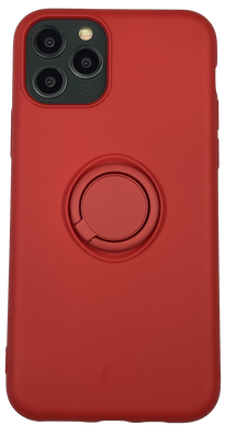 Чохол із кільцем-тримачем MIC Ring Holder для IPhone 11 Pro - Yellow, ціна | Фото