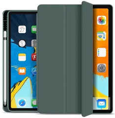 Чехол-книжка с держателем для стилуса STR Trifold Pencil Holder Case PU Leather for iPad 10th Gen 10.9 (2022) - Black, цена | Фото