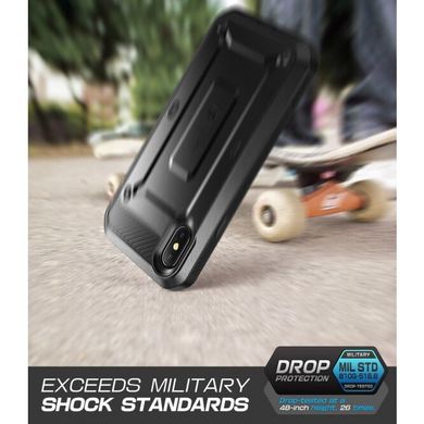 Чохол SUPCASE UB Pro Full Body Rugged Case for iPhone X/Xs - Black (SUP-IPHX-UBPRO-BK), ціна | Фото