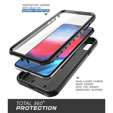 Чехол SUPCASE UB Pro Full Body Rugged Case for iPhone X/Xs - Black (SUP-IPHX-UBPRO-BK), цена | Фото