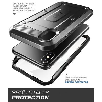 Чехол SUPCASE UB Pro Full Body Rugged Case for iPhone X/Xs - Black (SUP-IPHX-UBPRO-BK), цена | Фото