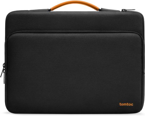 Протиударний чохол-сумка Tomtoc Laptop Briefcase for MacBook Pro 16 (2019) / Pro 16 (2021) M1 / Pro 15 (2016-2019) / Pro Retina 15 (2012-2015) - Black, ціна | Фото