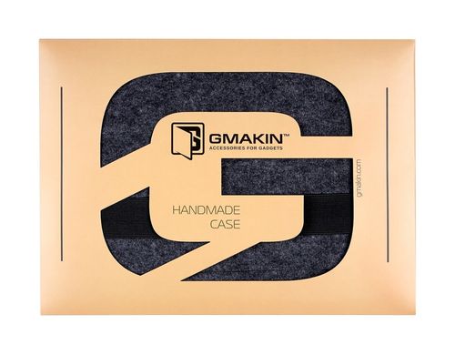 Чехол-конверт Gmakin для MacBook 12 - Black (GM14-12), цена | Фото