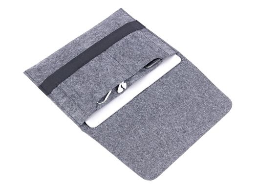 Чохол-конверт Gmakin для MacBook 12 - Black (GM14-12), ціна | Фото