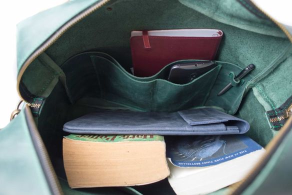 Шкіряна сумка Handmade Bag для MacBook Pro 15 - Зелений (07004), ціна | Фото