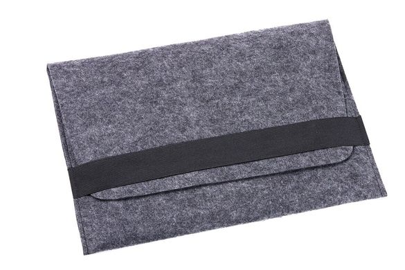 Чохол-конверт Gmakin для MacBook 12 - Black (GM14-12), ціна | Фото