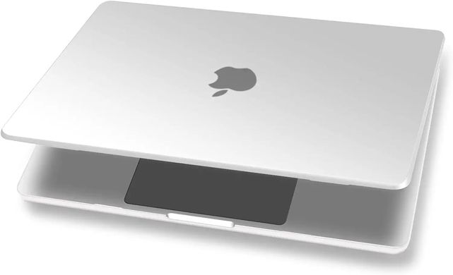Пластиковый матовый чехол-накладка STR Matte Cream Hard Shell Case for MacBook Air 13.6 (2022) M2 - Black, цена | Фото