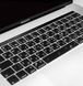 Накладка на клавіатуру STR для MacBook Pro 13/15 (2016-2019) - Чорна US (с TouchBar) (з російськими буквами), ціна | Фото 2