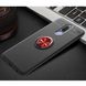 TPU чохол Deen ColorRing під магнітний тримач для Xiaomi Redmi 8 - Чорний / Червоний, ціна | Фото 2