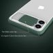 Чехол с защитой камеры MIC Clear Slide Camera для iPhone 11 - Green, цена | Фото 2