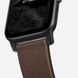 Ремешок Nomad Modern Strap Silver/Brown for Apple Watch 45mm/44mm/42mm (Series SE/7/6/5/4/3/2/1) (NM1A4RSM00), цена | Фото 5