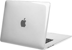 Пластиковый глянцевый чехол-накладка STR Crystal PC Hard Case for MacBook Air 15 (2023) A2941 - Прозрачный